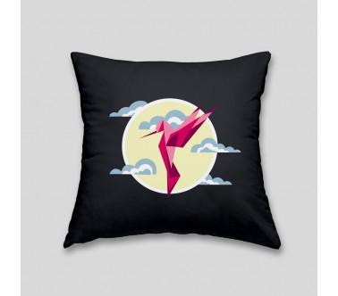 Hummingbird cushion