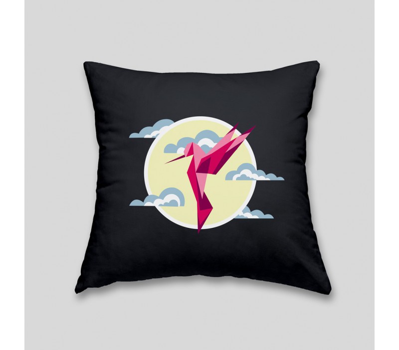 Hummingbird cushion