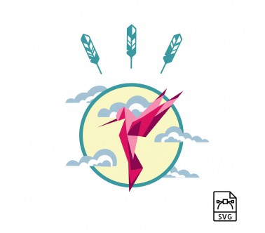 Hummingbird - Vector graphics