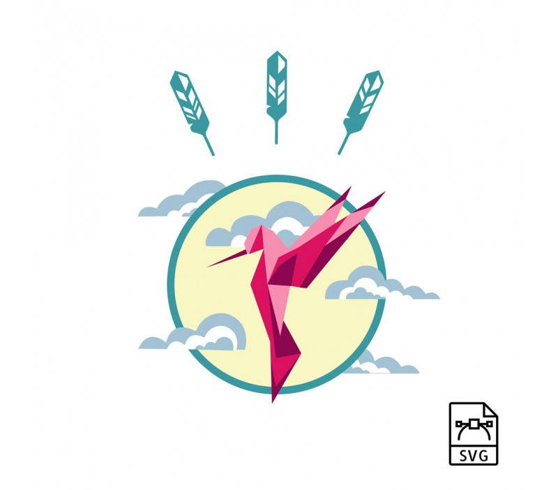 Hummingbird - Vector graphics