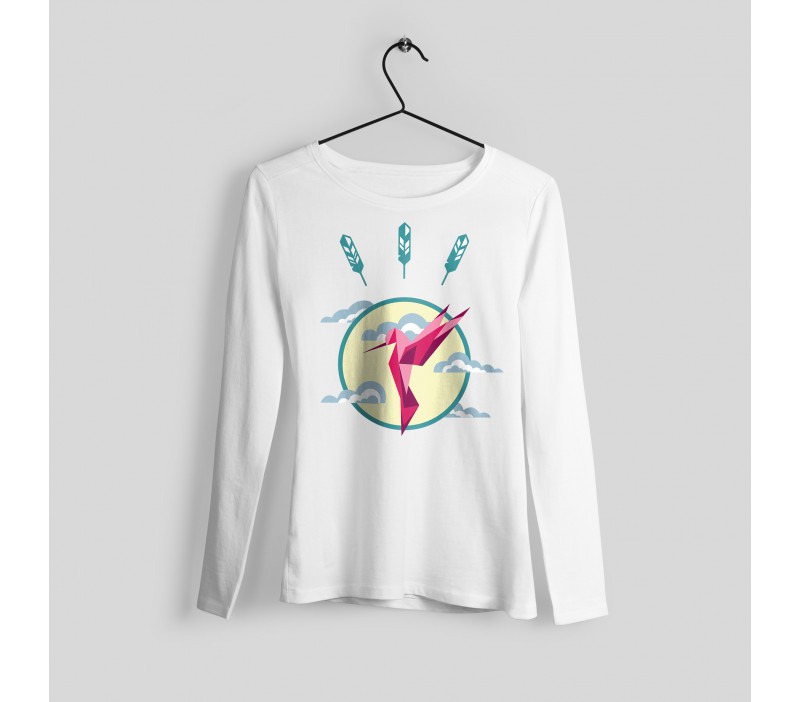 Brown bear printed sweater