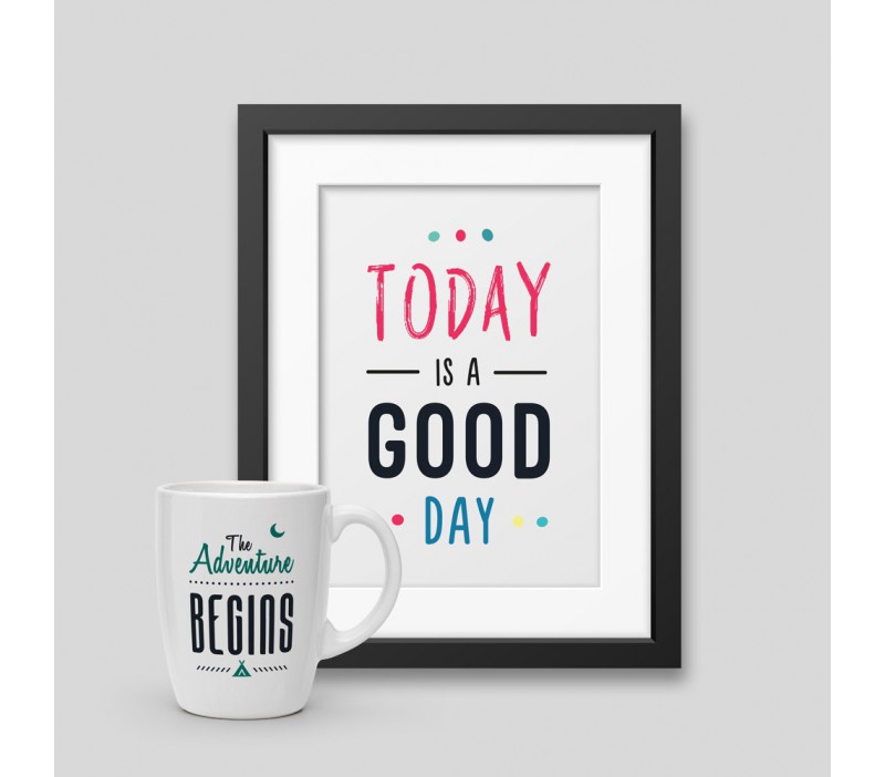 Pack Mug + Framed poster