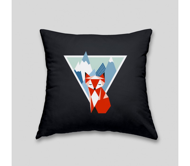 Mountain fox cushion
